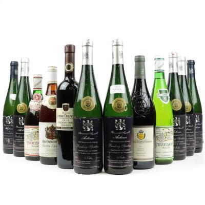 Assorted German and Austrian Wines / 12 Bottles