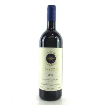 Tenuta San Guido \"Sassicaia\" 2012 Tuscany