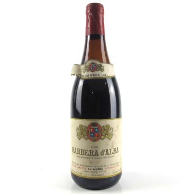 Cantine C.Valletti \"La Morra\" 1971 Barbera d'Alba