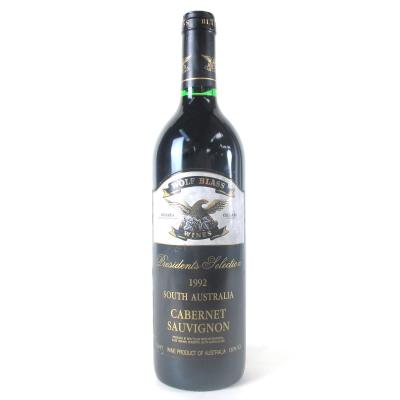 Wolf Blass \"Presidents Selection\" Cabernet Sauvignon 1992 South Australia