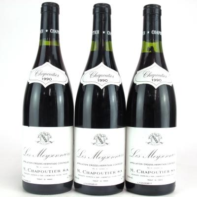 M. Chapoutier \"Les Meysonniers\" 1990 Crozes Hermitage 3x75cl