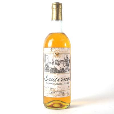 J.P.Bartier 1980 Sauternes