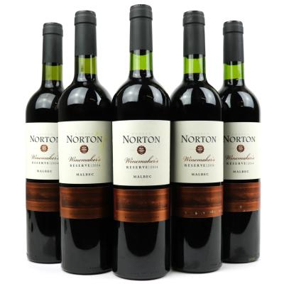 Bodega Norton Malbec 2014 Mendoza Reserve 5x75cl