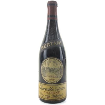 Bertani Reciotto Della Valpolicella 1959 Amarone