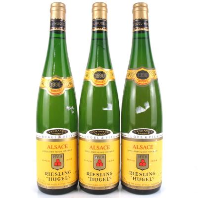 Hugel Vendange Tardive Riesling 1990 Alsace 3x75cl