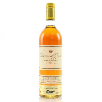 Ch. d'Yquem 1981 Sauternes 1er-Cru-Superior