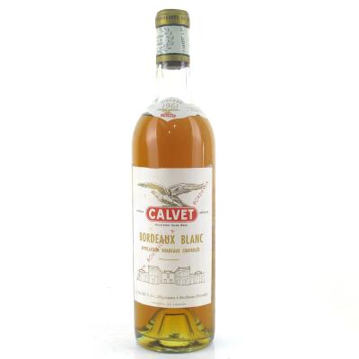 Calvet 1961 Bordeaux Blanc