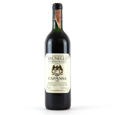 Capanna 1986 Brunello di Montalcino