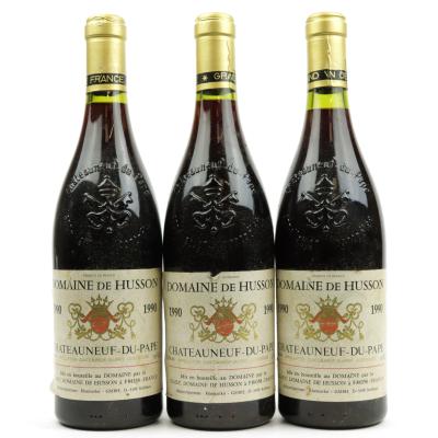 Dom. De Husson 1990 Chateauneuf-Du-Pape 3x75cl