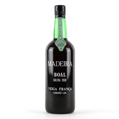 Veiga Solera 1930 Boal Madeira