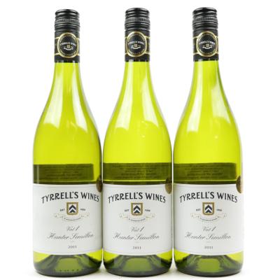 Tyrrell's Vat 1 Semillon 2011 Hunter Valley 3x75cl