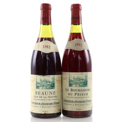 Dom. J.Prieur 1982 Beaune 1er-Cru & Bourgogne 2x75cl