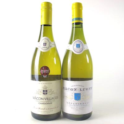 Cave De Lugny 2007 & 2010 Macon-Villages 2x75cl