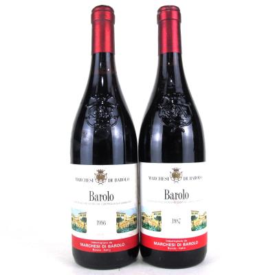 Marchesi Di Barolo 1986 & 1987 Barolo 2x75cl