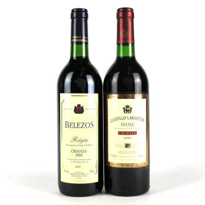 Castillo Labastida 1996 & Belezos 2000 Rioja Crianza 2x75cl