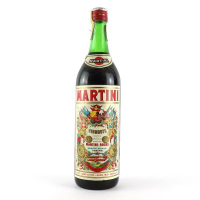 Martini Rosso Vermouth 1 Litre / Circa 1970s