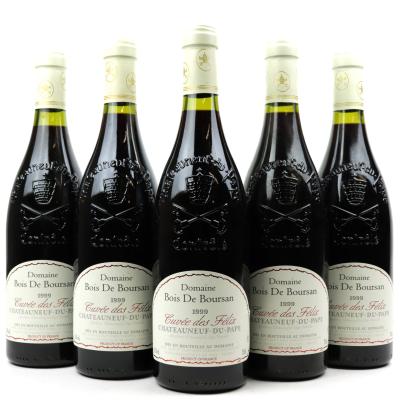 Dom. Bois De Boursan Cuvee Des Felix 1999 Chateauneuf-Du-Pape 5x75cl