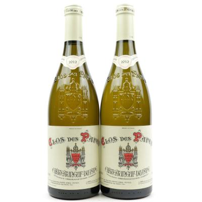 Clos Des Papes 2012 Chateauneuf-Du-Pape Blanc 2x75cl