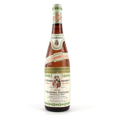 C.Sittmann Oppenheimer Gutleuthaus Gewurztraminer Auslese 1974 Rheinhessen