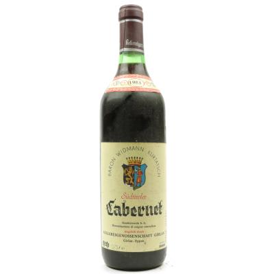 Kellereigenossenschaft Girlan Cabernet 1983 South Tyrol