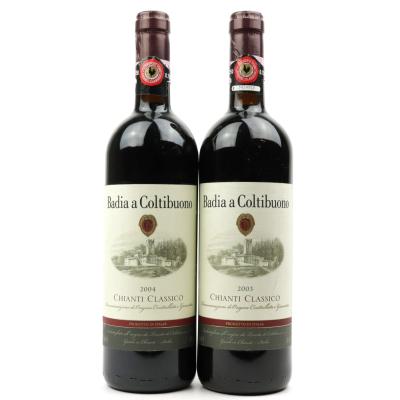 Badia a Coltibuono 2003 & 2004 Chianti Classico 2x75cl