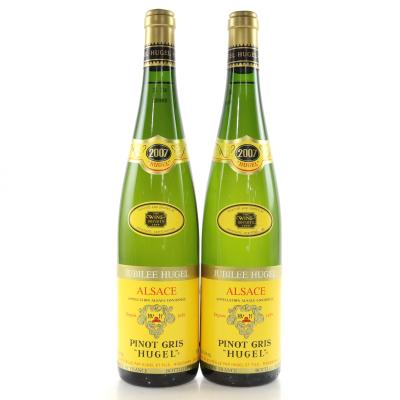 Hugel Jubilee Pinot Gris 2007 Alsace 2x75cl