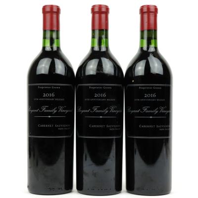 Bryant Cabernet Sauvignon 2016 Napa 3x75cl