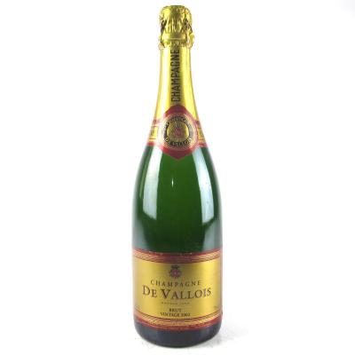 De Vallois Brut 2002 Vintage Champagne