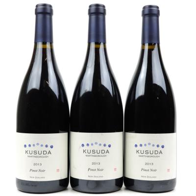 Kusuda Pinot Noir 2013 Martinborough 3x75cl