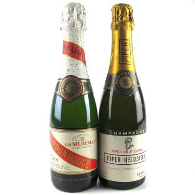 Piper Heidsieck & Mumm Cordon Rouge Brut NV Champagne 2x37.5cl