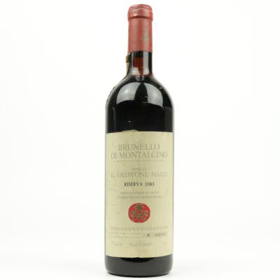 Il Greppone Mazzi 1983 Brunello di Montalcino Riserva