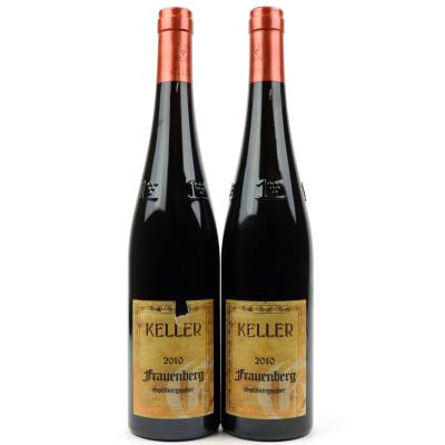 Keller Nieder-Florsheim Frauenberg Spatburgunder Trocken 2010 Rheinhessen 2x75cl