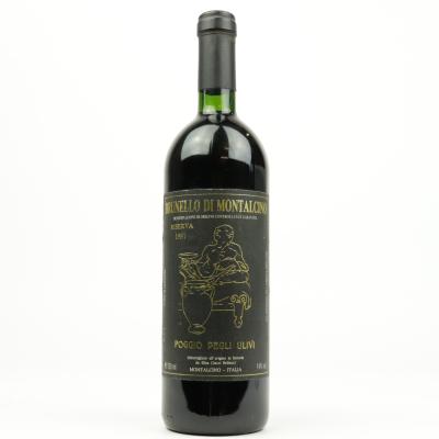 Poggio Pegli Ulivi 1987 Brunello di Montalcino Riserva