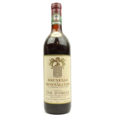 Col D'Orcia 1971 Brunello di Montalcino