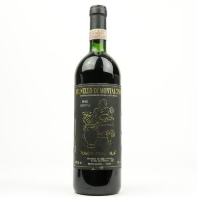 Poggio Pegli Ulivi 1988 Brunello di Montalcino Riserva