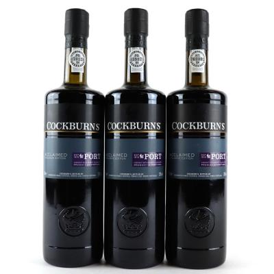 Cockburn's Acclaimed Ruby Port 3x75cl