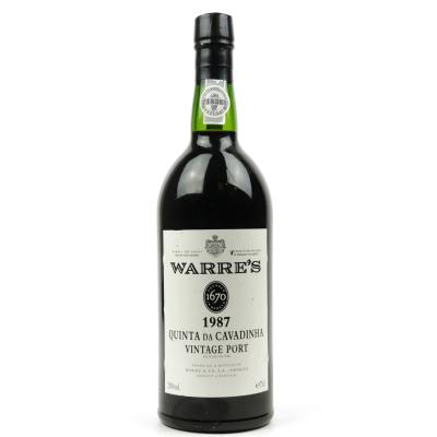 Warre's Quinta Da Cavadinha 1987 Vintage Port