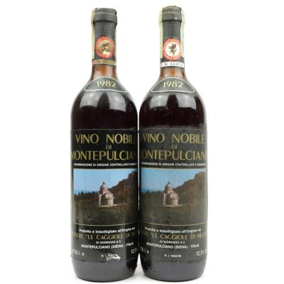 Podere Le Caggiole Di Mezzo 1982 Vino Nobile Di Montepulciano Riserva 2x75cl