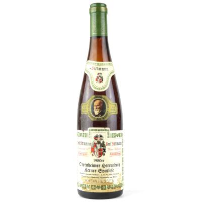 C.Sittmann Oppenheimer Herrenberg Kerner Spatlese 1980 Rheinhessen