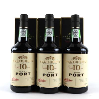 Fletcher's 10 Year Old Tawny Port 3x75cl