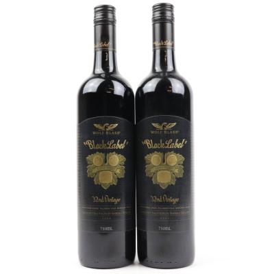 Wolf Blass Black Label Cabernet Sauvignon Shiraz Malbec 2004 South Australia 2x75cl