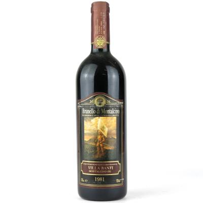 Banfi 1981 Brunello di Montalcino