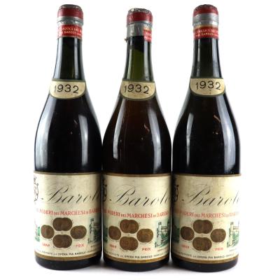 Marchesi Di Barolo 1932 Barolo / 3 Bottles