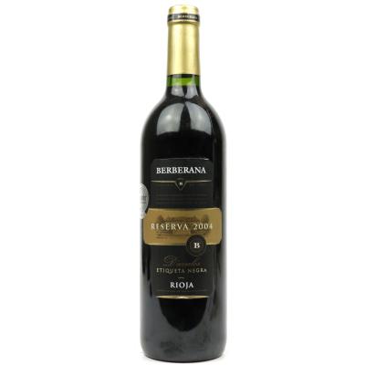 Berberana Etiqueta Negra 2004 Rioja Reserva