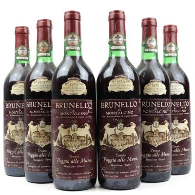 Poggio Alle Mura 1970 Brunello di Montalcino 6x72cl