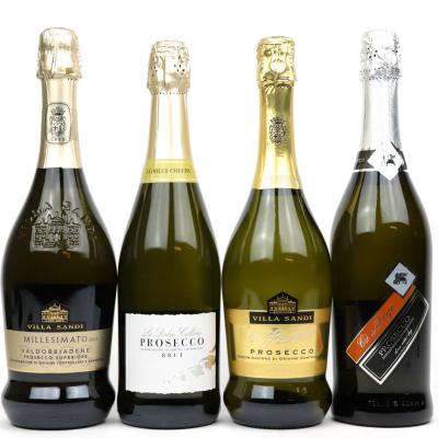 Assorted Prosecco Wines 4x75cl