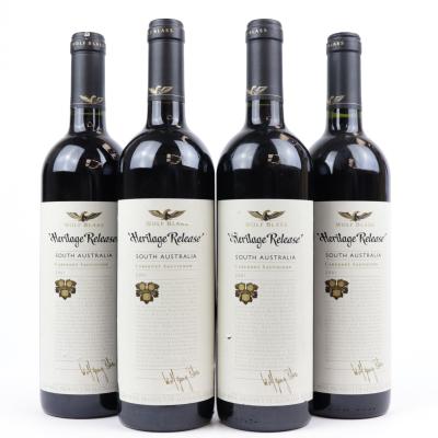 Wolf Blass Heritage Release Cabernet Sauvignon 2001 Coonawarra 4x75cl