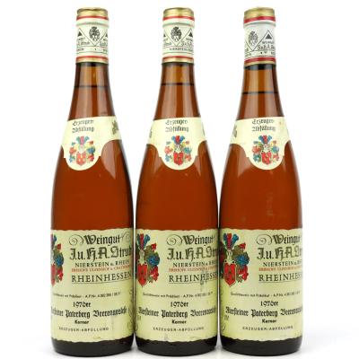 Strub Niersteiner Paterberg Beerenauslese 1976 Rheinhessen 3x70cl