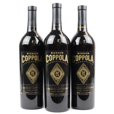 Niebaum Coppola Commemorative Black Label Cabernet Sauvignon 1995 Napa 3x75cl