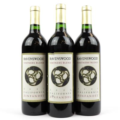 Ravenswood Vintners Blend Zinfandel 2001 California 3x75cl